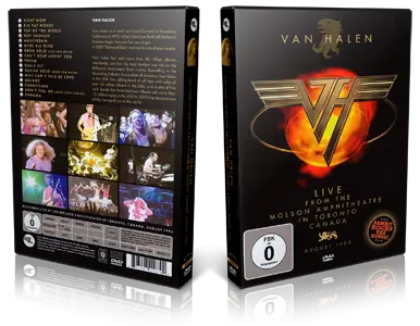 Artwork Cover of Van Halen Compilation DVD The Molson 2009 Proshot