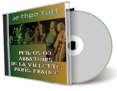Artwork Cover of Jethro Tull 1976-05-03 CD Paris Audience