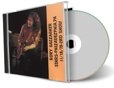 Artwork Cover of Rory Gallagher 1978-11-18 CD Philadelphia Audience