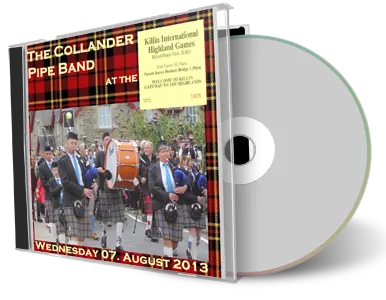 Artwork Cover of Collander Pipe Band 2013-08-07 CD Killin Audience