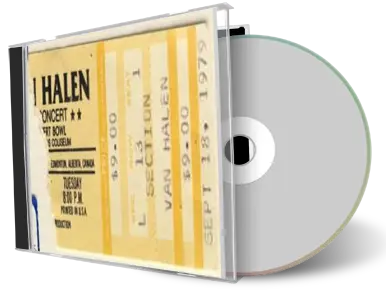 Artwork Cover of Van Halen 1979-09-18 CD Edmonton Audience
