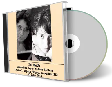 Artwork Cover of Amandine Beyer and  Anna Fontana 2013-06-30 CD Bruxelles  Soundboard