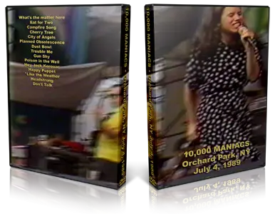 Artwork Cover of 10 000 Maniacs 1989-07-04 DVD Orchard Park Proshot