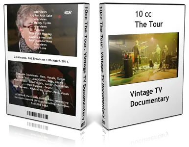 Artwork Cover of 10CC 2011-03-17 DVD Vintage TV Documentary Proshot