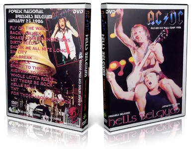Artwork Cover of ACDC 1986-01-25 DVD Brussels Audience
