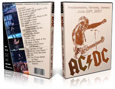 Artwork Cover of ACDC 2001-06-29 DVD Nurberg Audience