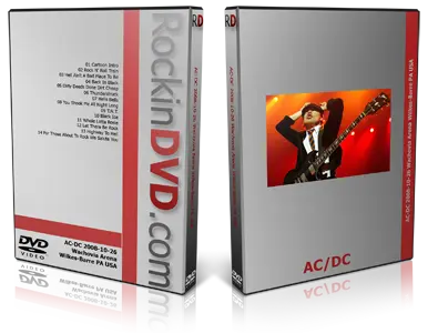 Artwork Cover of ACDC 2008-10-26 DVD Wilkes-Barre Audience