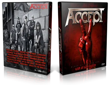 Artwork Cover of Accept 2011-05-15 DVD Sao Paulo Audience