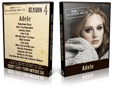Artwork Cover of Adele 2011-02-25 DVD Santa Monica Proshot