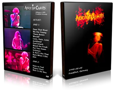 Artwork Cover of Alice In Chains 1993-10-13 DVD Frankfurt Audience
