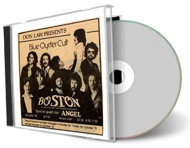 Artwork Cover of Blue Oyster Cult 1976-10-16 CD Boston Soundboard