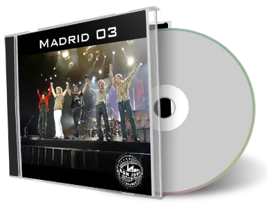 Artwork Cover of Bon Jovi 2003-05-22 CD Madrid Audience