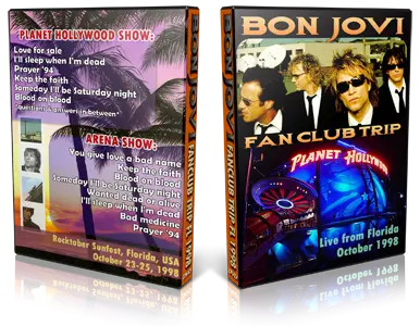 Artwork Cover of Bon Jovi 1998-10-24 DVD Fort Lauderdale Proshot