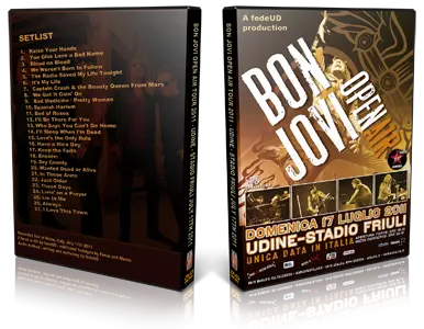 Artwork Cover of Bon Jovi 2011-07-17 DVD Udine Audience