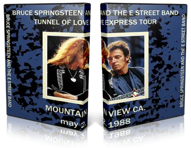 Artwork Cover of Bruce Springsteen 1988-05-02 DVD Mountain View Audience