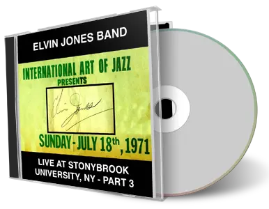 Artwork Cover of Elvin Jones 1971-07-18 CD Stony Brook Audience