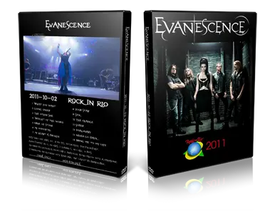 Artwork Cover of Evanescence 2011-10-02 DVD Rio de Janeiro Proshot