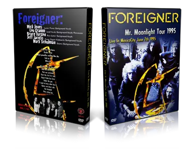 Artwork Cover of Foreigner 1995-06-07 DVD Mexico City Proshot