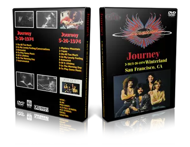 Artwork Cover of Journey Compilation DVD San Francisco 1974 Proshot