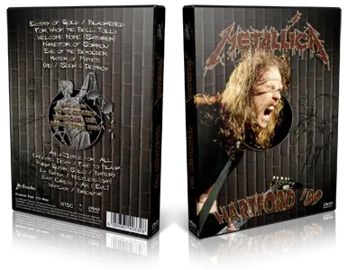 Artwork Cover of Metallica 1989-03-17 DVD Hartford Audience