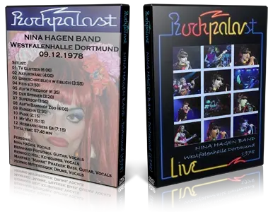 Artwork Cover of Nina Hagen Band 1978-12-09 DVD Dortmund Proshot