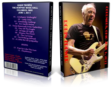 Artwork Cover of Robin Trower 2011-06-01 DVD Columbus Audience