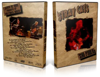 Artwork Cover of Stray Cats 1990-03-10 DVD Sao Paulo Proshot