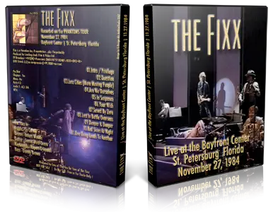 Artwork Cover of The Fixx 1984-11-27 DVD St Petersburg Proshot