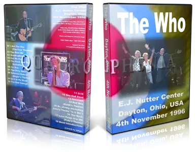 Artwork Cover of The Who 1996-11-04 DVD Dayton Proshot