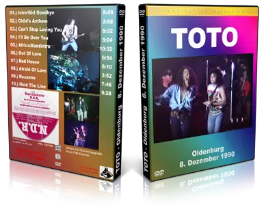 Artwork Cover of Toto 1990-12-08 DVD Oldenburg Audience