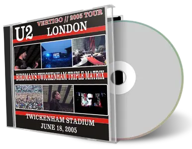 Artwork Cover of U2 2005-06-18 CD London Soundboard