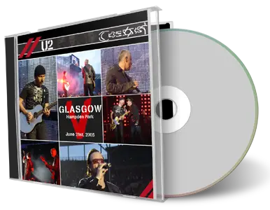 Artwork Cover of U2 2005-06-21 CD Glasgow Audience