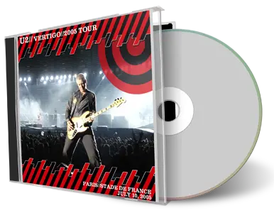 Artwork Cover of U2 2005-07-10 CD Paris Audience
