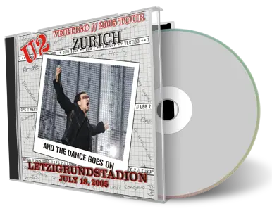 Artwork Cover of U2 2005-07-18 CD Zurich Audience