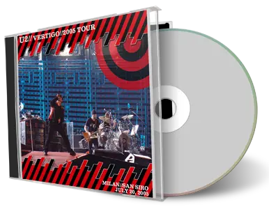 Artwork Cover of U2 2005-07-20 CD Milan Audience