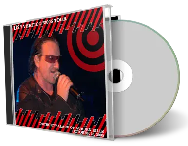 Artwork Cover of U2 2005-10-25 CD Detroit Audience
