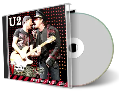 Artwork Cover of U2 2005-11-21 CD New York Audience
