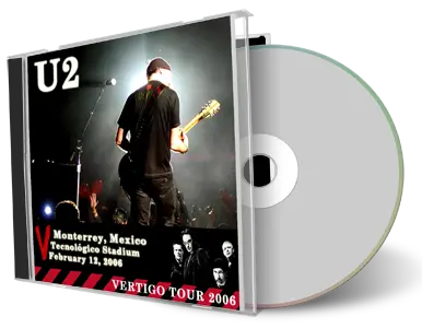 Artwork Cover of U2 2006-02-12 CD Monterrey Audience