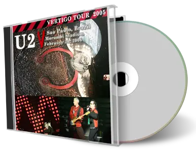 Artwork Cover of U2 2006-02-20 CD Sao Paulo Soundboard