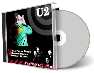 Artwork Cover of U2 2006-02-21 CD Sao Paulo Audience