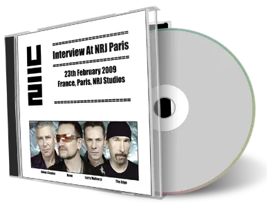 Artwork Cover of U2 2009-02-23 CD Paris Soundboard