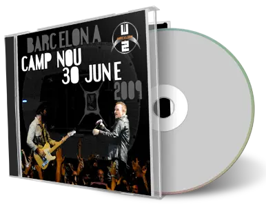 Artwork Cover of U2 2009-06-30 CD Barcelona Audience