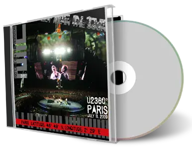 Artwork Cover of U2 2009-07-11 CD Paris Audience