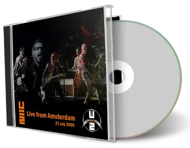 Artwork Cover of U2 2009-07-21 CD Amsterdam Audience