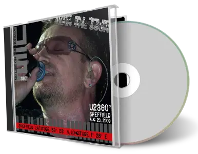Artwork Cover of U2 2009-08-20 CD Sheffield Soundboard