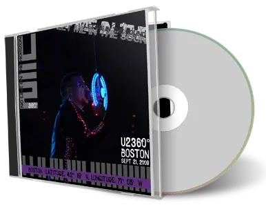 Artwork Cover of U2 2009-09-21 CD Boston Audience