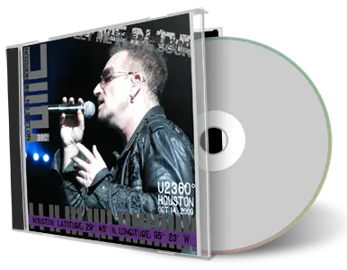 Artwork Cover of U2 2009-10-14 CD Houston Audience