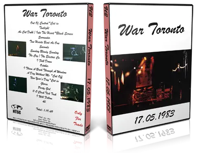 Artwork Cover of U2 1983-05-17 DVD Toronto Audience