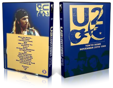 Artwork Cover of U2 1989-11-25 DVD Tokyo Audience