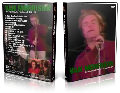 Artwork Cover of Van Morrison 1974-07-29 DVD San Francisco Proshot